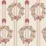 Dollhouse Miniature Wallpaper: Rambler, Rose